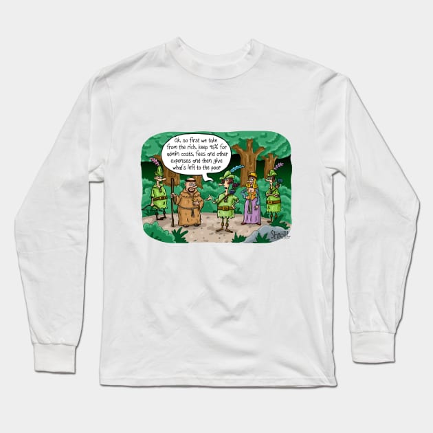 Robin Hood Charity Long Sleeve T-Shirt by macccc8